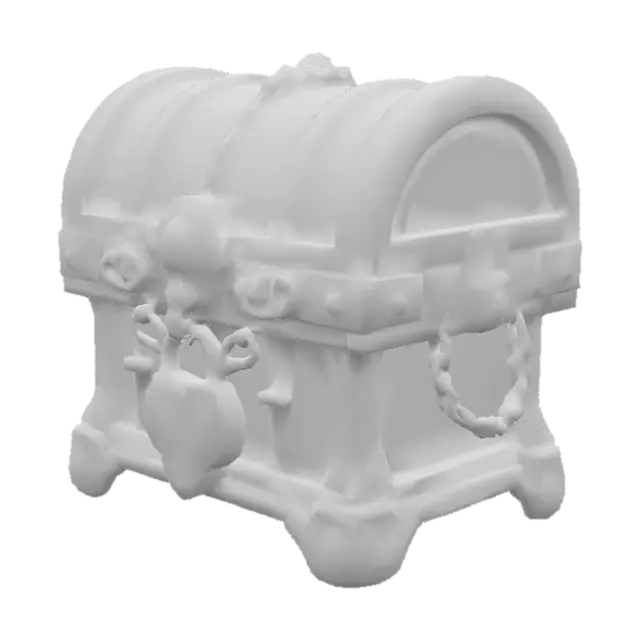 3D model for Golden Treasure Chest