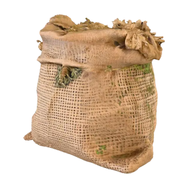 Burlap Bag of Herbs 3D model, vytvořený pomocí AI