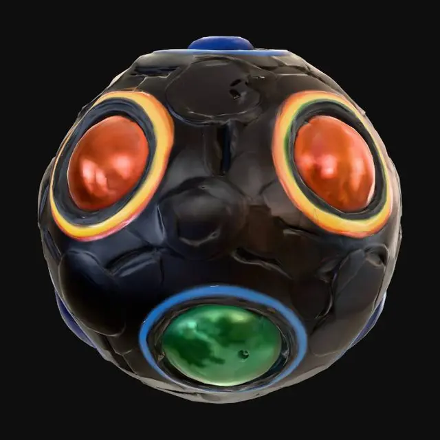 3D model for Color Puzzle Ball