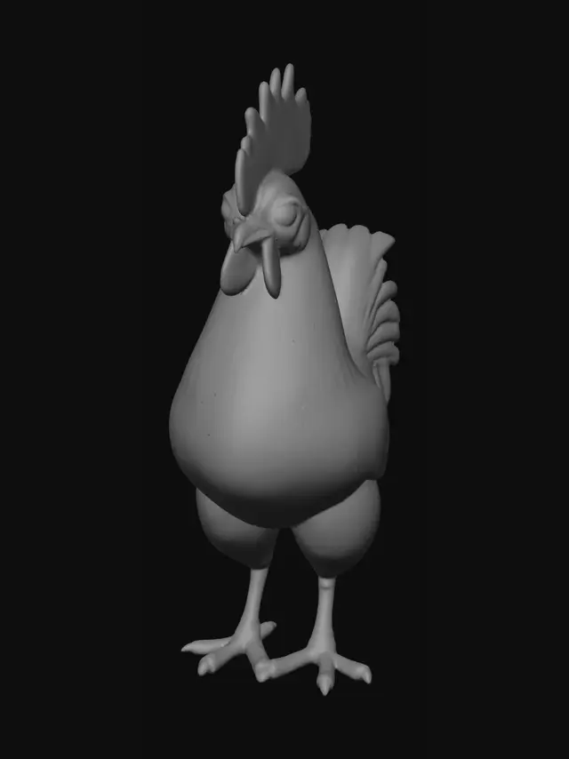 3D model for can you make a male chicken?