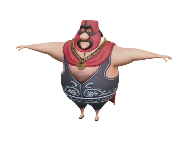 3D model for Weathered El Macho