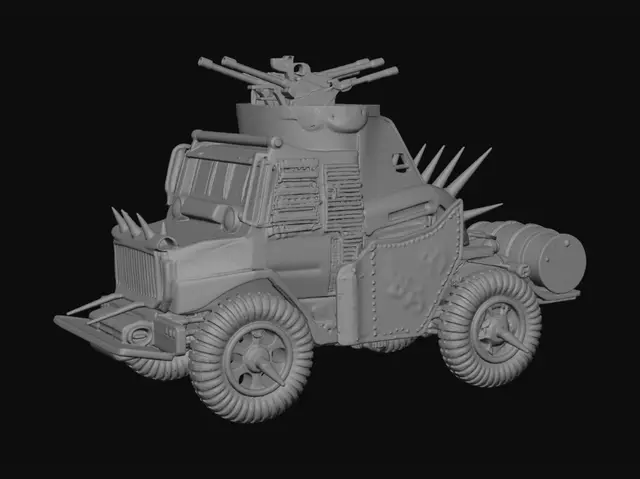3D model for Spiked War Rig