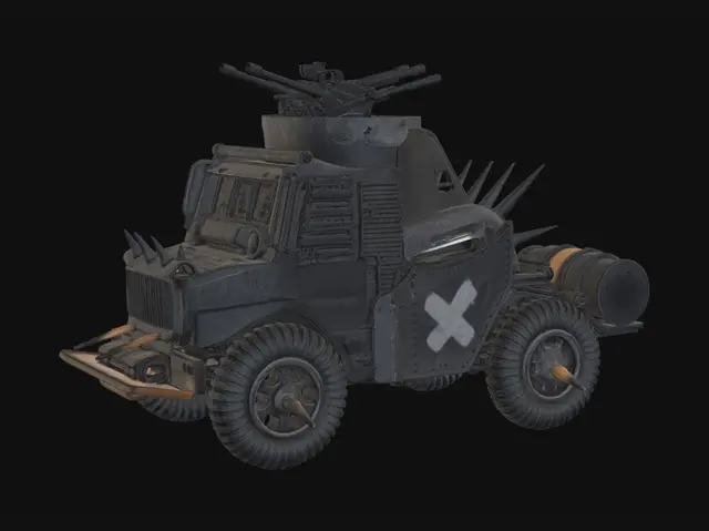 3D model for Spiked War Rig