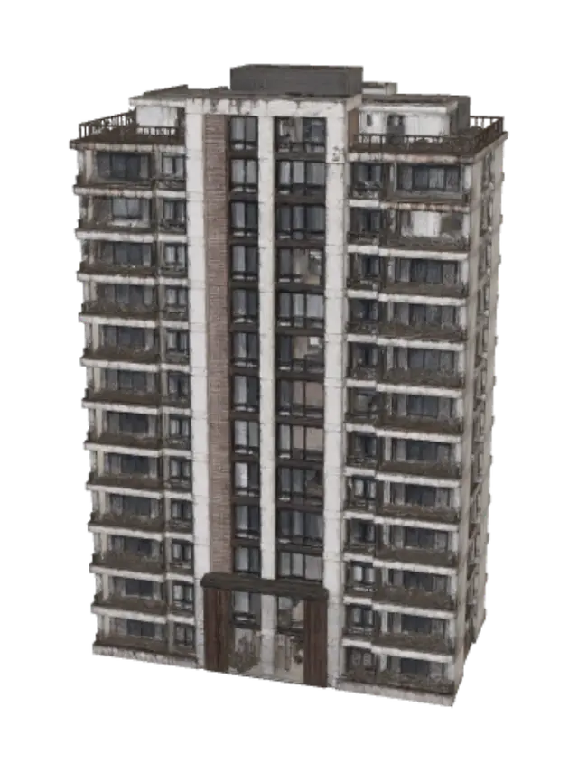 3D model for Abandoned High-Rise
