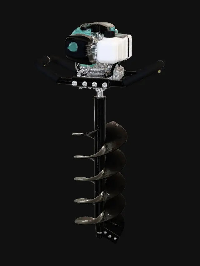 3D model for Gas-powered earth auger