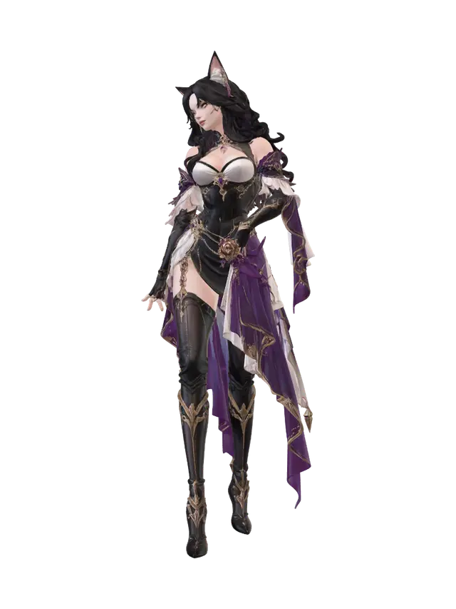 3D model for Nocturne of the Velvet Moon