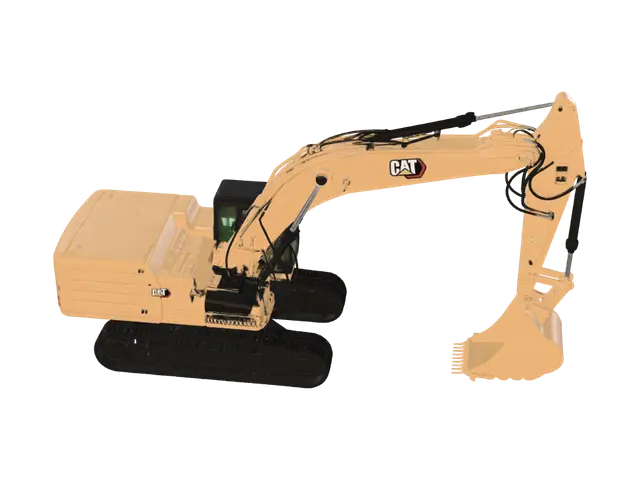 3D model for CAT Excavator on Tracks
