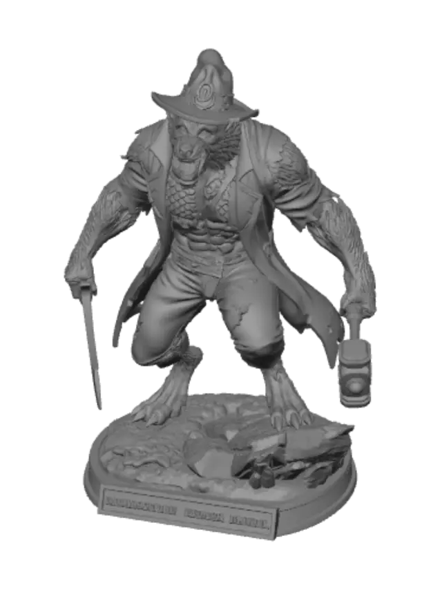 3D model for Dobrun Morvath - Order of the Lycan