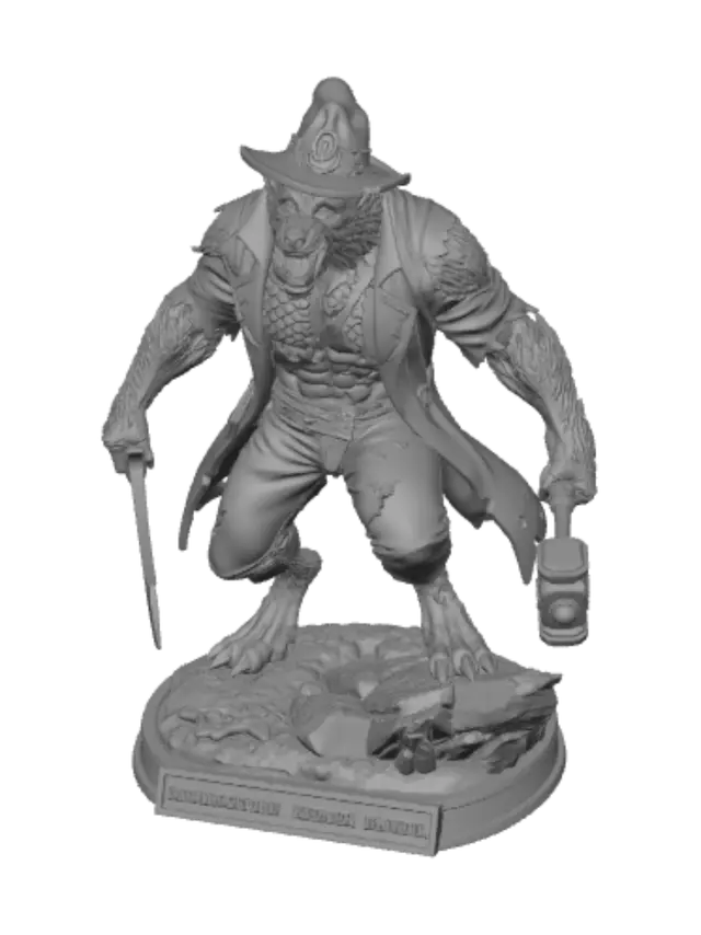 3D model for Dobrun Morvath - Order of the Lycan