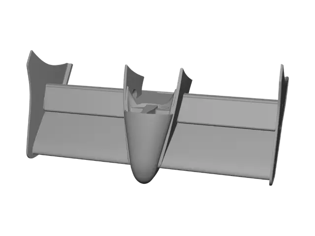 3D model for Dual Wing Bracket Assembly