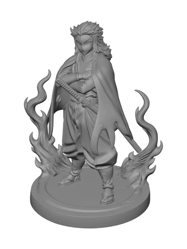 3D model for Rengoku's Blazing Dawn