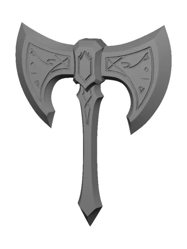 3D model for Amethyst Nexus Axe