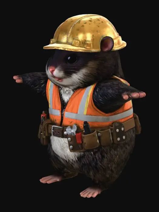 3D model for Construction Hamster