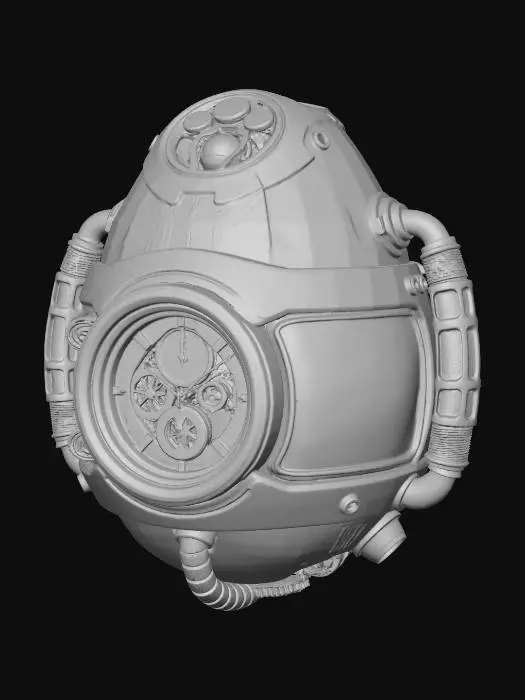 3D model for Teal Timekeeper