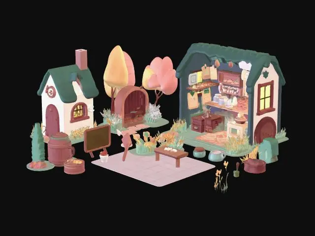 3D model for Cozy Village of Delights