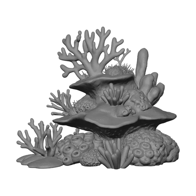 3D model for Prismatic Coral Bloom