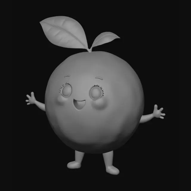 3D model for Cheerful Blueberry