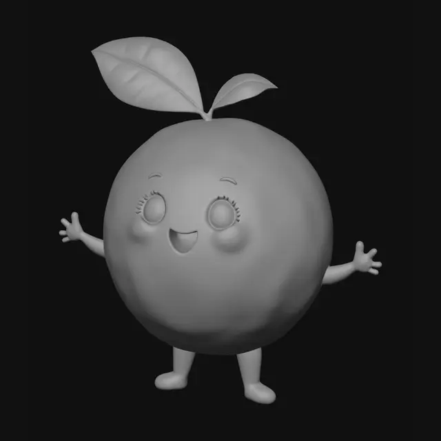 3D model for Cheerful Blueberry