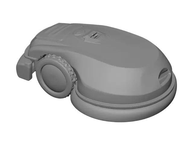 3D model for Yellow Robotic Floor Polisher