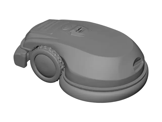 3D model for Yellow Robotic Floor Polisher