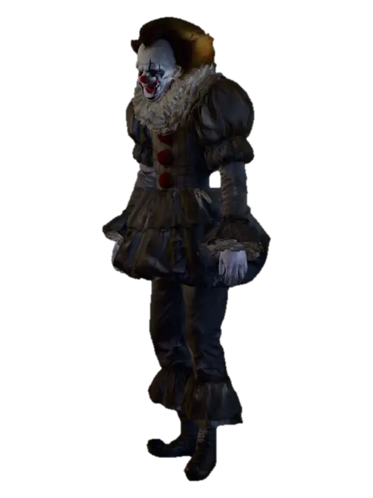 Pennywise, from 'It' 3D model, vytvořený pomocí AI