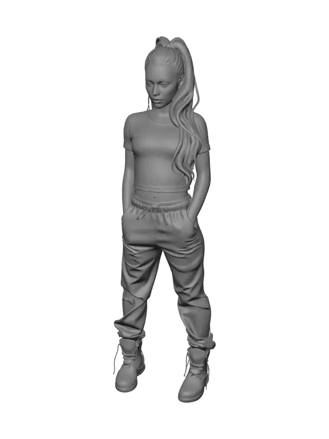 3D model for Casual Cargo Chic