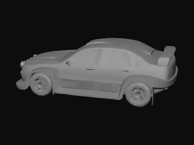 3D model for Rally Racer on Dirt Track