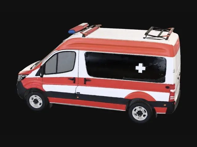 3D model for Medical Car