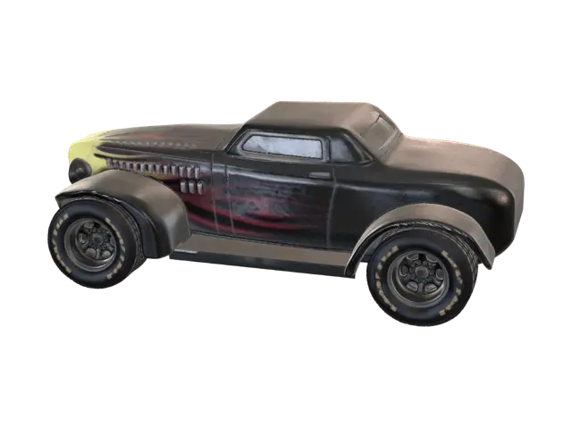 609 Hot Rod - Hotrod 3D model, vytvořený pomocí AI