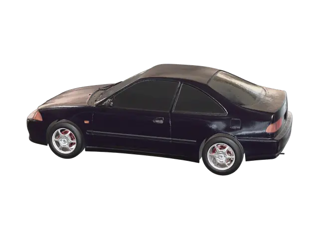 Ornate Honda Civic Ej1 3D model, vytvořený pomocí AI