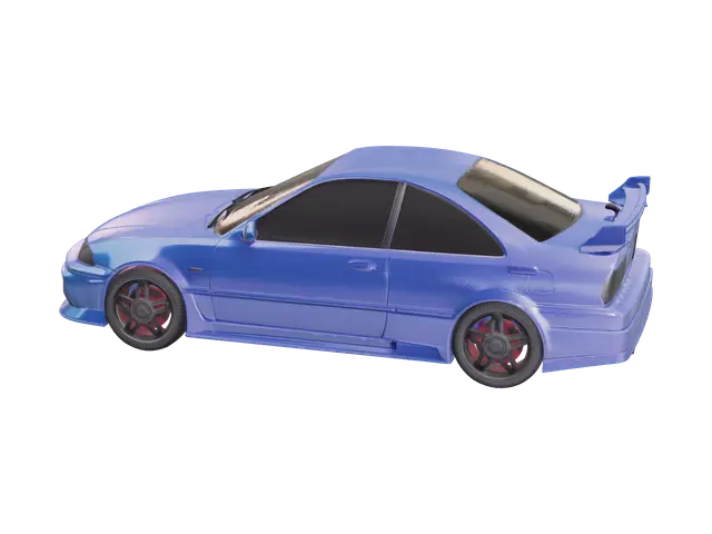 Realistic Honda Civic Ej1 3D model, vytvořený pomocí AI
