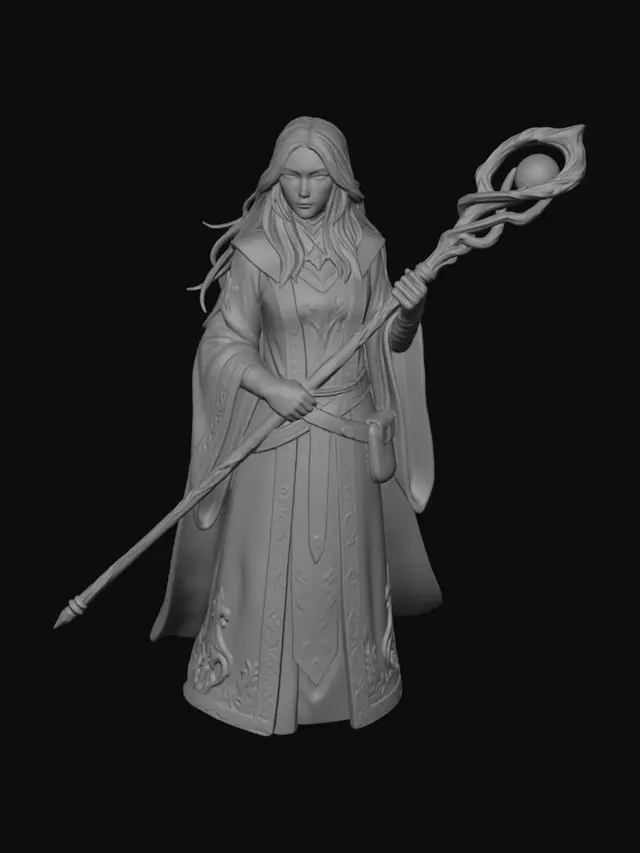 3D model for y'shtola