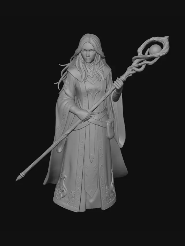 3D model for y'shtola