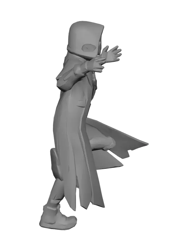 3D model for hooded assassin 3d model