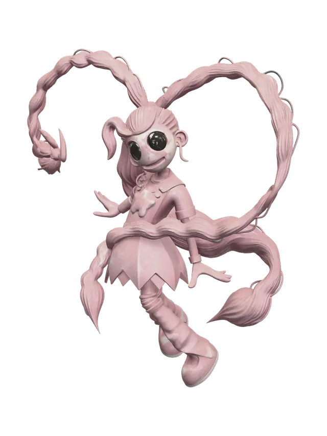 3D model for Weathered Lily Love Braids
