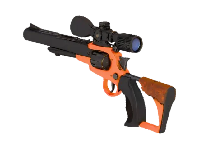 Revolver Rifle - Cylinder 3D model, vytvořený pomocí AI
