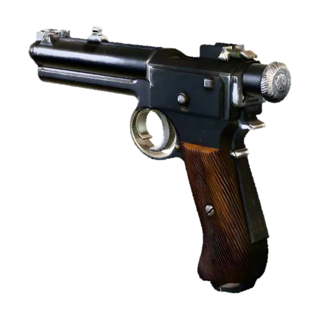 Roth-Steyr M1907 - Ww1 3D model, vytvořený pomocí AI