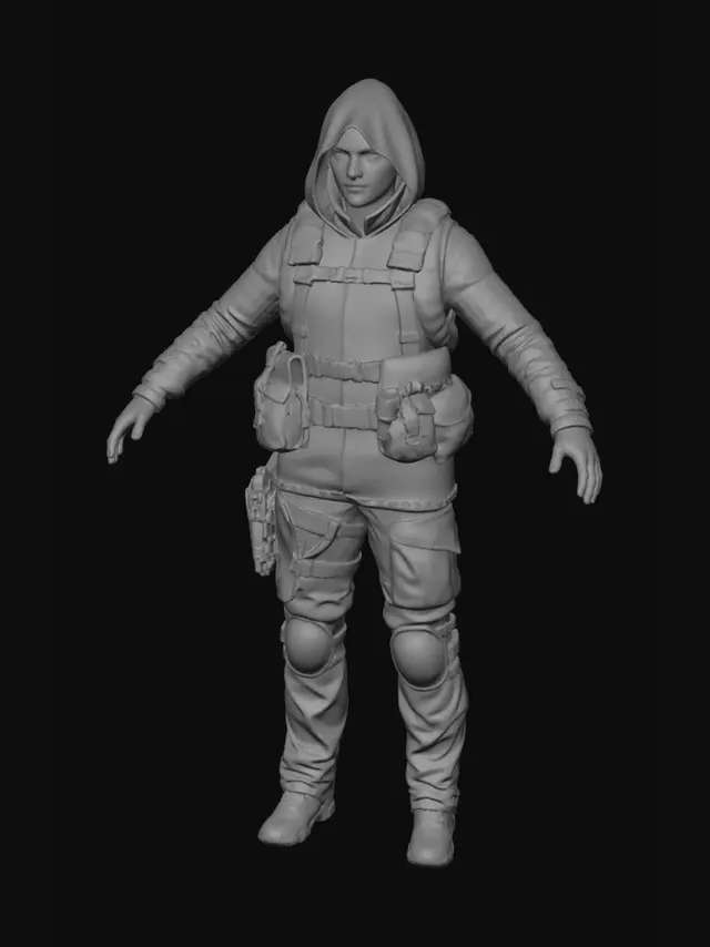3D model for Wasteland Warden