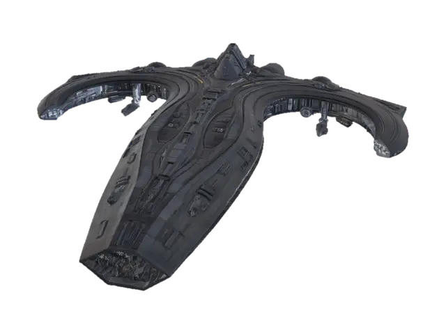 Ancient Destroyer - Cruiser 3D model, vytvořený pomocí AI