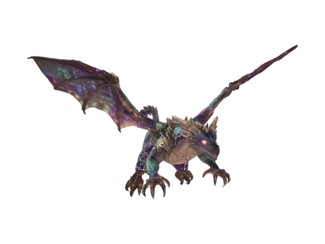 fantasy+dragon+3d+model - Dragonmodel 3D model, vytvořený pomocí AI
