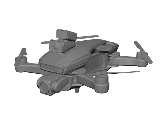3D model for a fancy futuristic drone