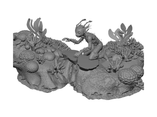 3D model for Coral Sprite of the Reef