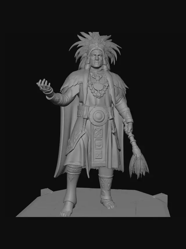 3D model for Celestial Emperor of the Temple