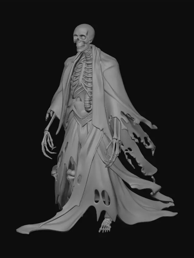 3D model for Cosmic Skeleton in a Galaxy Cloak