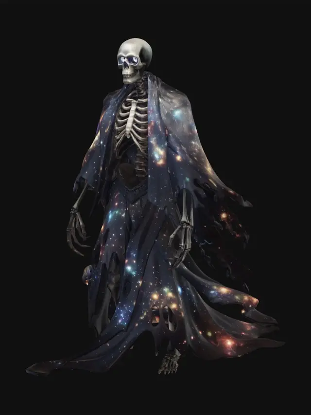 3D model for Cosmic Skeleton in a Galaxy Cloak