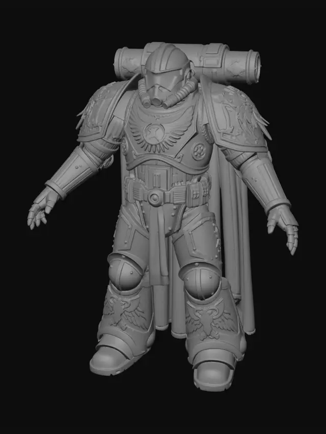 3D model for Golden Aegis Warplate