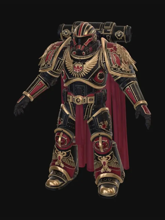 3D model for Golden Aegis Warplate