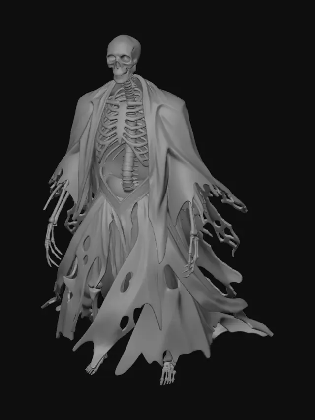 3D model for Cosmic Skeleton in a Galaxy Cloak