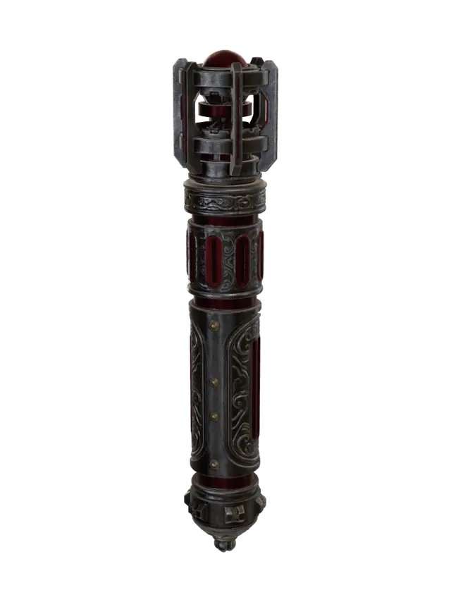 Fit For A Dark Lord - Lightsaber 3D model, vytvořený pomocí AI