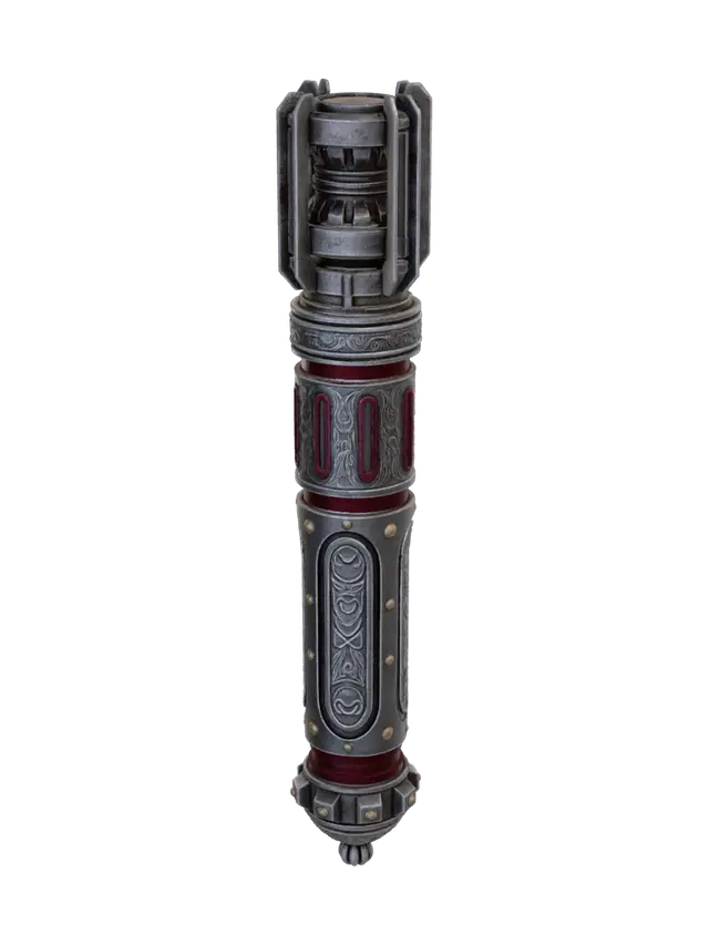 An Elegant Weapon - Lightsaber 3D model, vytvořený pomocí AI